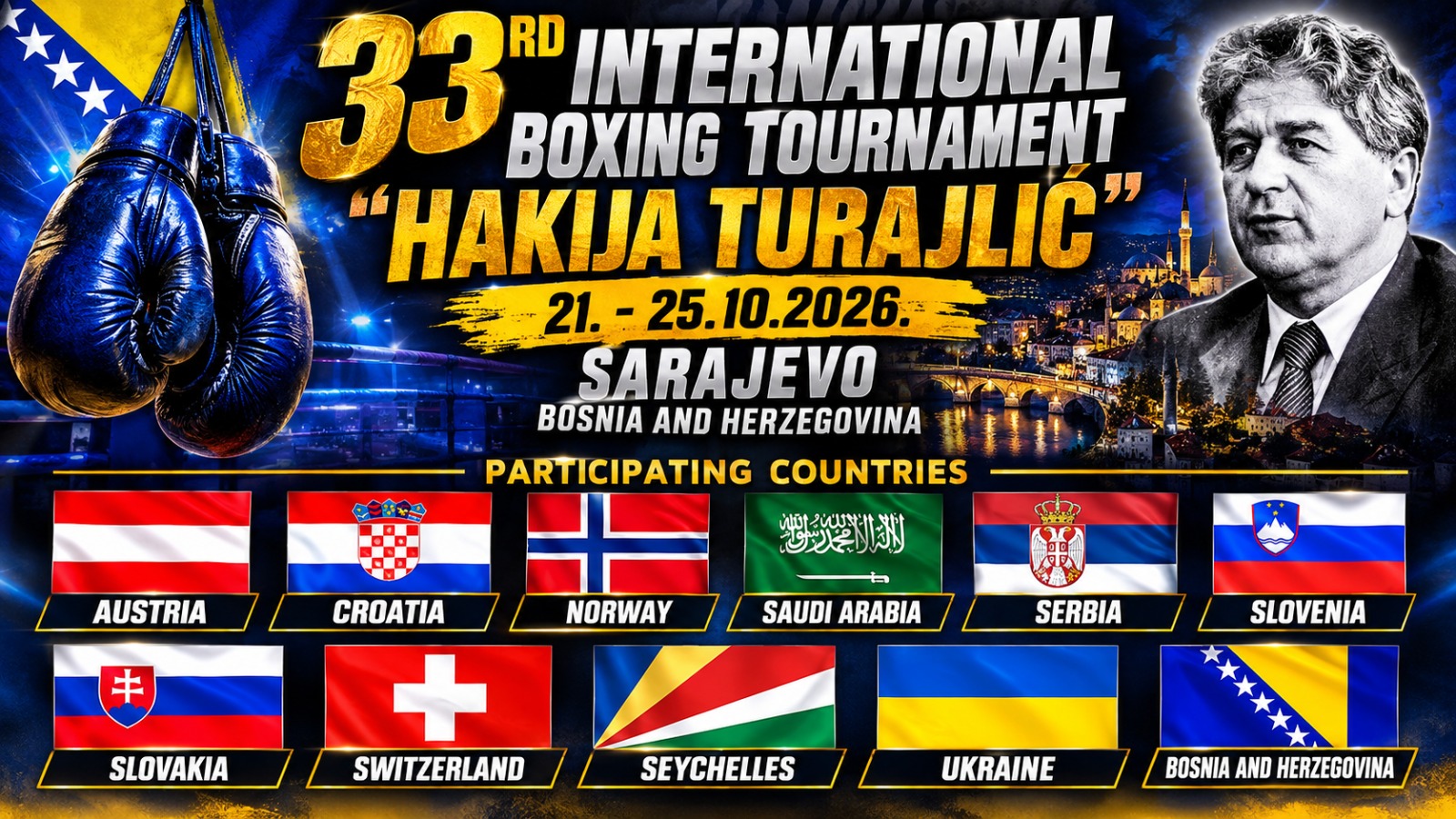 Boxing2026 Hakija Turajlic Tournament Participating Nations